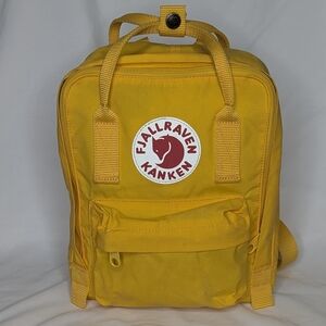 Fjallraven Kanken Small Backpack in Yellow
